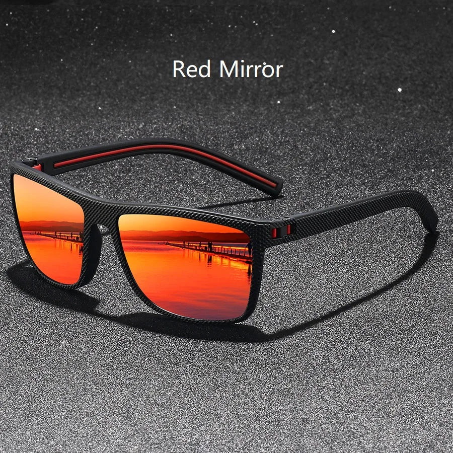 Classic Vintage Check Pattern Square Sunglasses Men Women Fashion Fishing Driving Man Sun Glasses UV400 Retro Eyewear