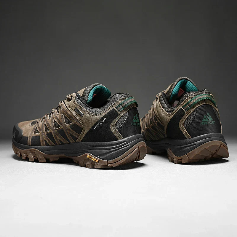 Mens Hiking Shoes Breathable Lace Up Trekking Male Cushioning Outdoor Climbing Tourism Sneakers for Men