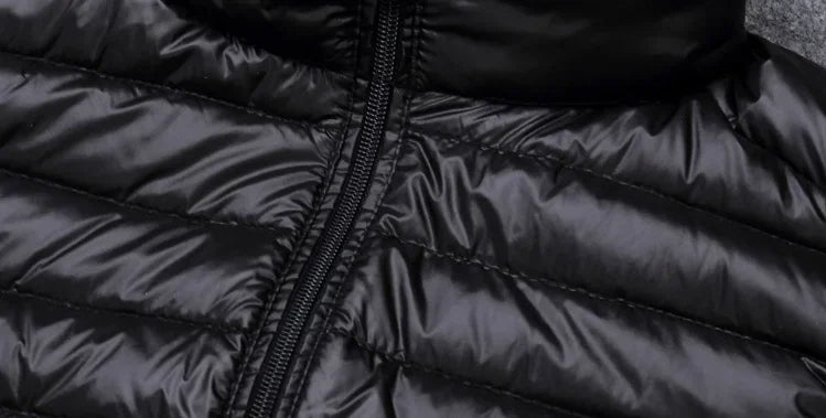 Coat Ultralight Sleeveless Puffer Vest Jacket Ultra Thin Warm Lightweight Down Jacket Waistcoat Winter Men Duck Down Vest Coats