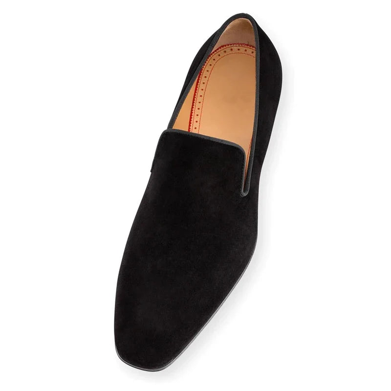 Men's Patent Leather Formal Shoes with Red Sole – Lace-Up Luxury Dress Footwear