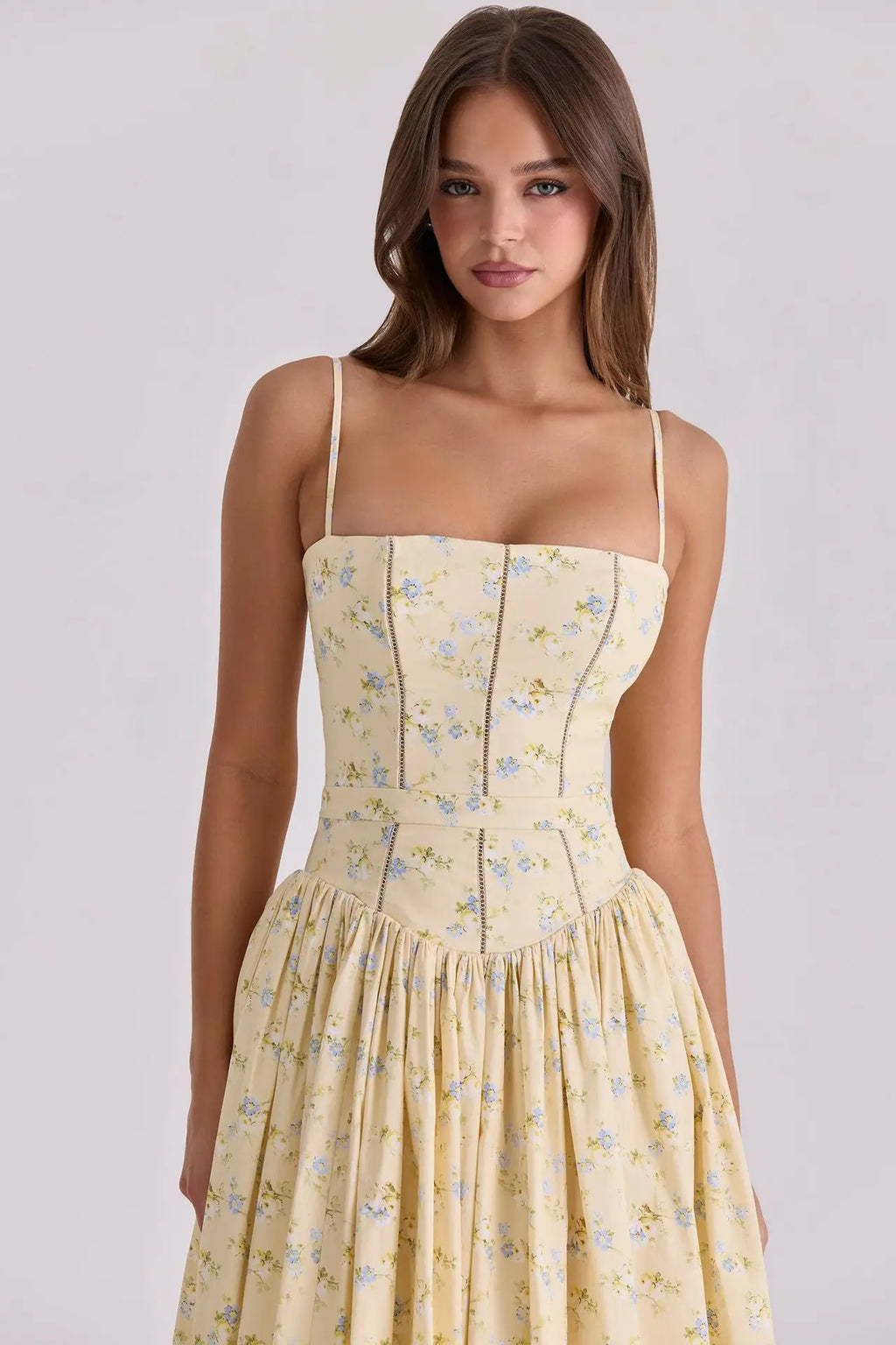 Suninbox Summer Floral Print Spaghetti Strap Maxi Dress Women Elegant Vintage Holiday Party Beach Wear Dress