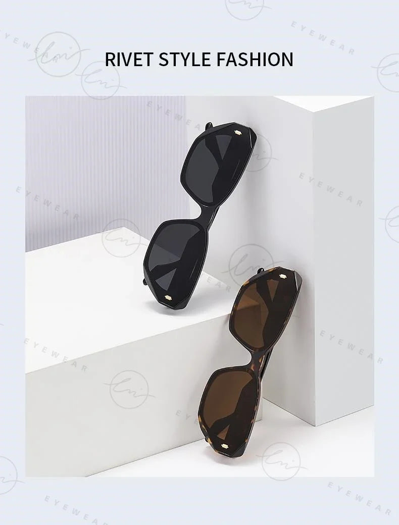 2024 Trending Cat Eye Polarized Sunglasses For Women Fashion TR90 Ladies Eyewear UV400 High Quality Gafas de sol