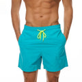 Men's Quick Dry Beach Shorts Summer Breathable Water-Resistant Effect Sports Casual Shorts Male Swimming Surfing Shorts New