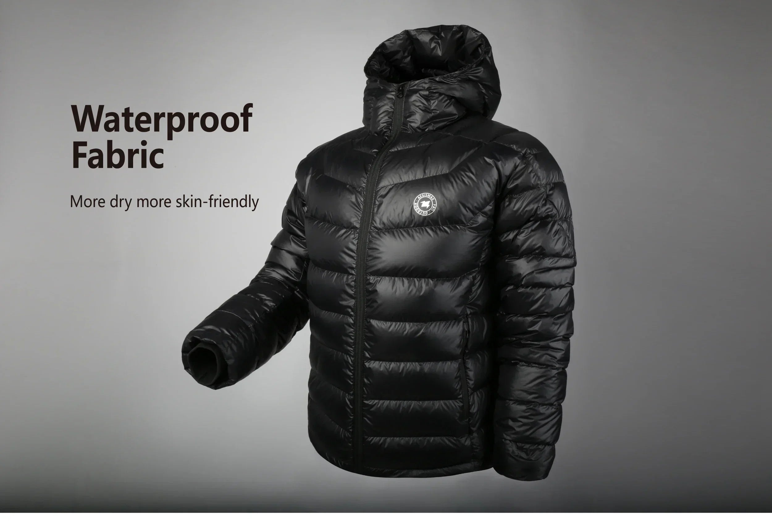 D-Jacket Upgrade 800FP Ultra Dry Goose Down Jacket Man Outdoor Camping Coat Ultralight Hiking Jackets