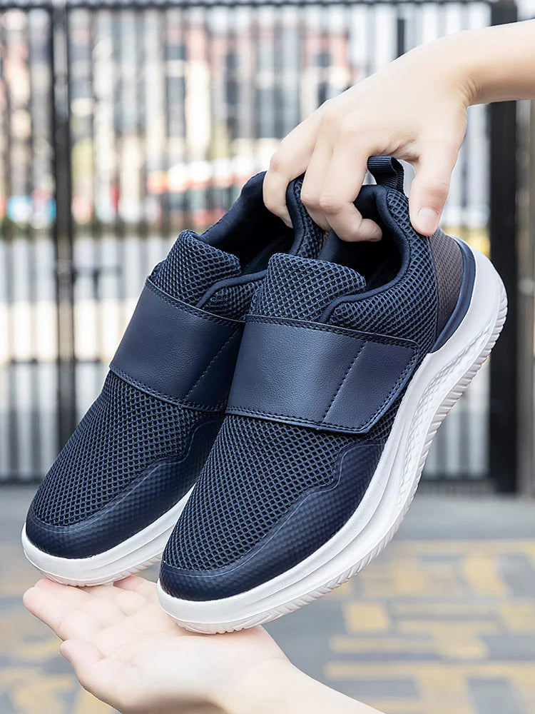 Men Orthopedics Wide Feet Swollen Walking Casual Shoes Thumb Eversion Adjusting Soft Comfortable Diabetic Man Shoes Big Size