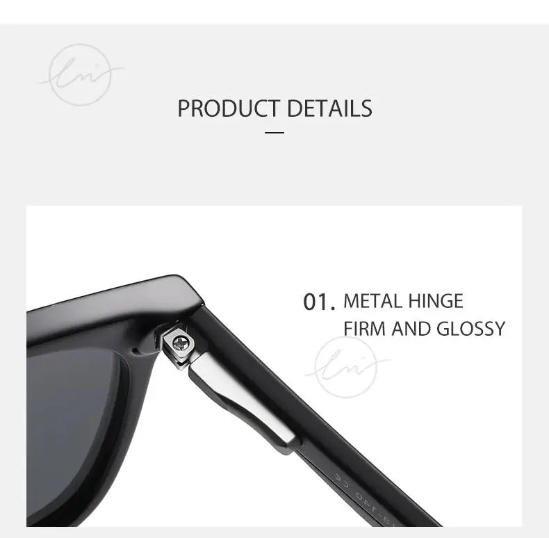Polarized Sunglasses Men Women Fashion Square Shades Leopard Frame Ladies Travel UV400 Goggles Driving Sun Glasses