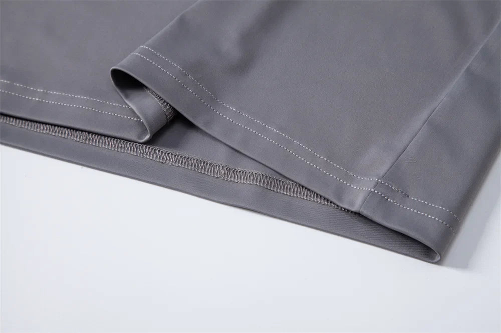 2026 Spring Summer New Men's Sunscreen Clothes Anti-UV UPF100+ T-shirt Long Sleeve Half Zip Top Male Outdoor Fishing Hiking Tops