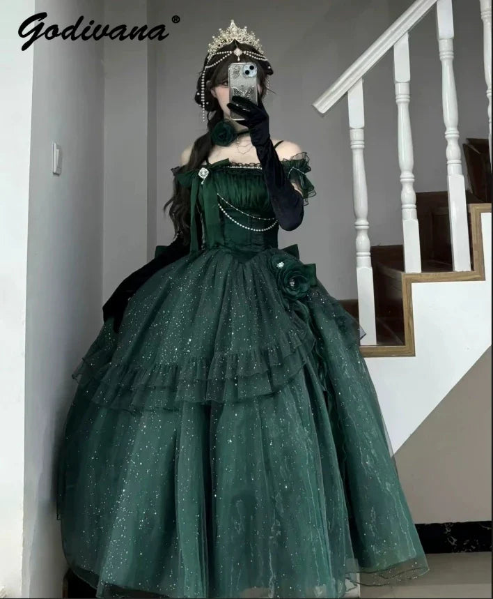 Original Design Women's Sweet Flower Wedding Dress