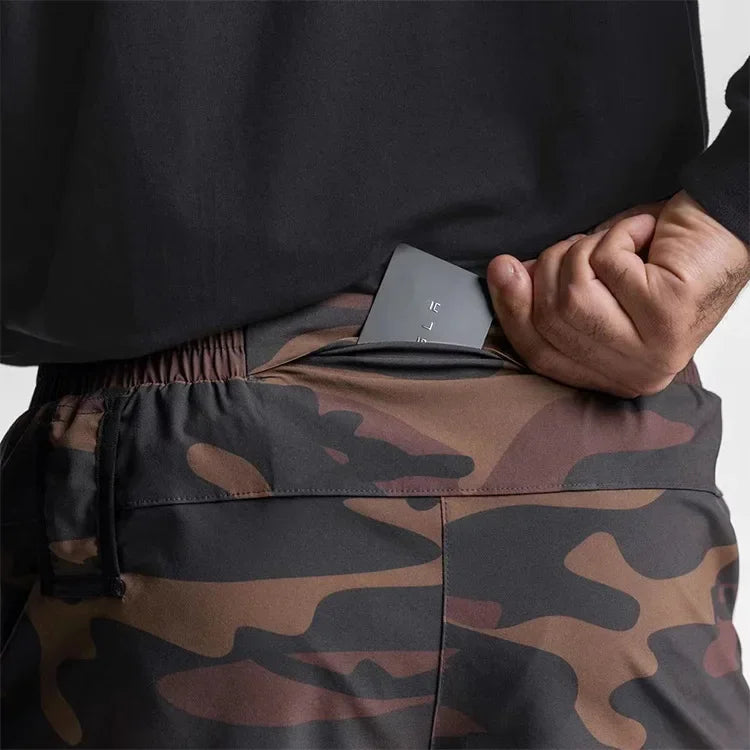 Men's Quick-Drying Shorts Summer Gym Workout Running Basketball Sports Breathable Slim Fit Casual Training Streetwear Fashion‌