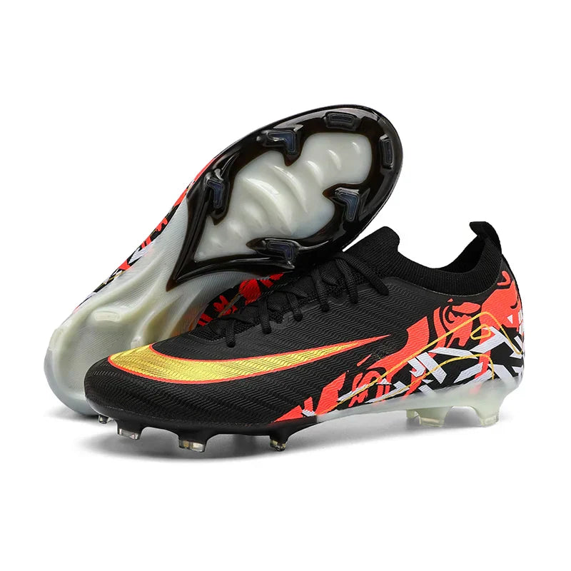 New Men Soccer Shoes Sneakers Original Football Boots Training Long Spikes Drop Shipping Futsal Cleats Match Ultralight Indoor