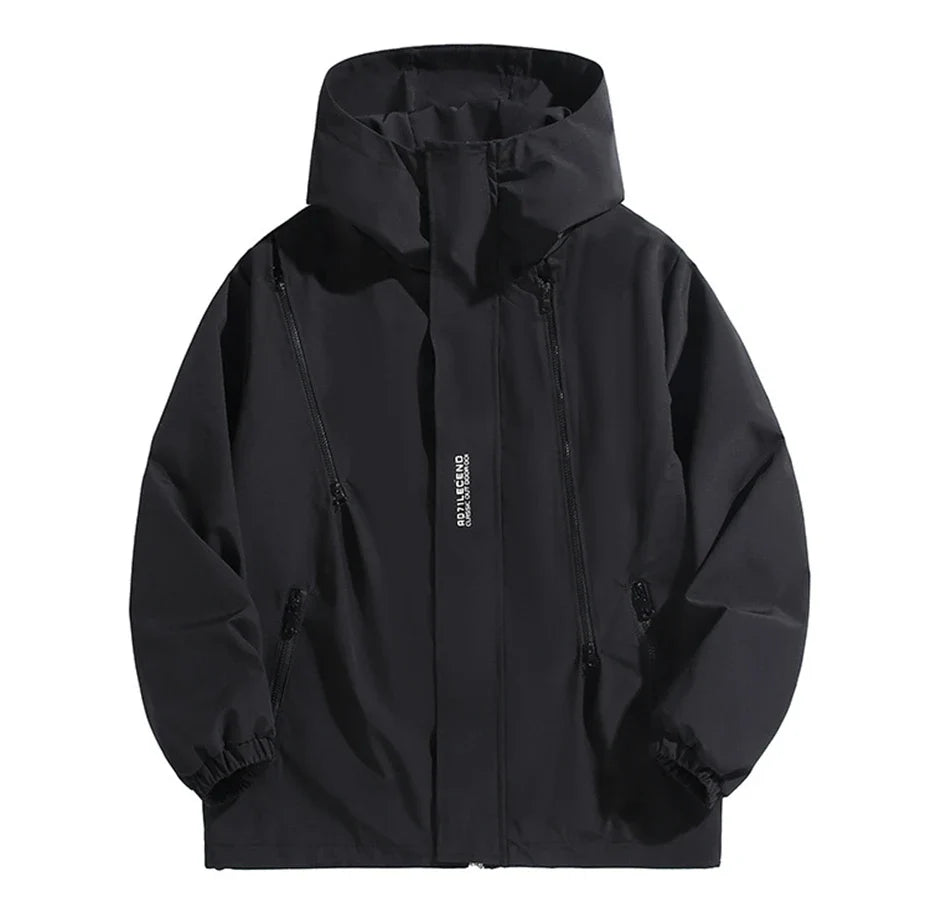 10XL 12XL Plus Size Windbreaker Men Waterproof Jacket Solid Color Black Windbreaker Coats Male Big Size Outdoor Outerwear