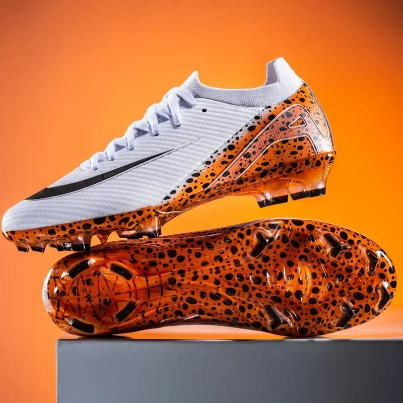 New Men Professional Unisex Soccer Shoes Sport Ultra-light Football Boots Cleats Grass Non-slip Training Match FG/TF