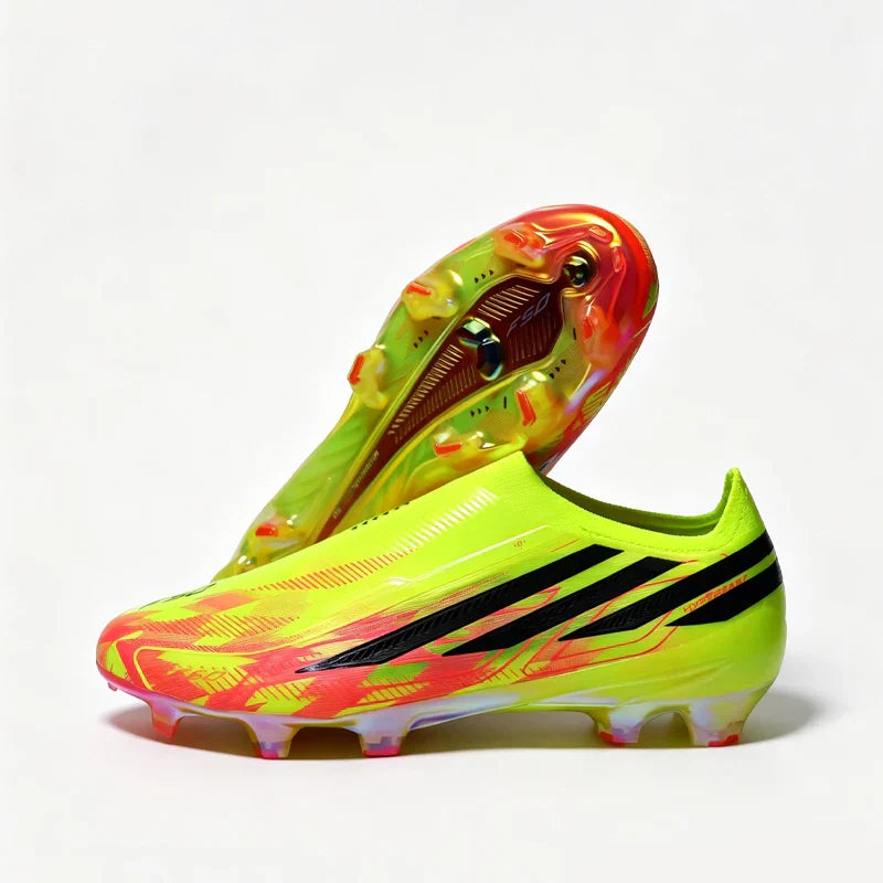 2026-F50 High Quality Mens Soccer Shoes Breathable Non-Slip Turf Soccer Cleats Boys TF/FG Training Football Boots Chuteira Campo