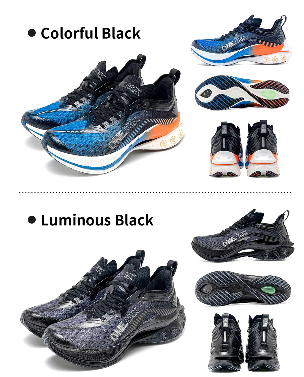 2025 Professional Marathon Running Shoes for Men Anti-slip Ultra-light Rebound Athletic Carbon Plate Sport Shoes Sneakers