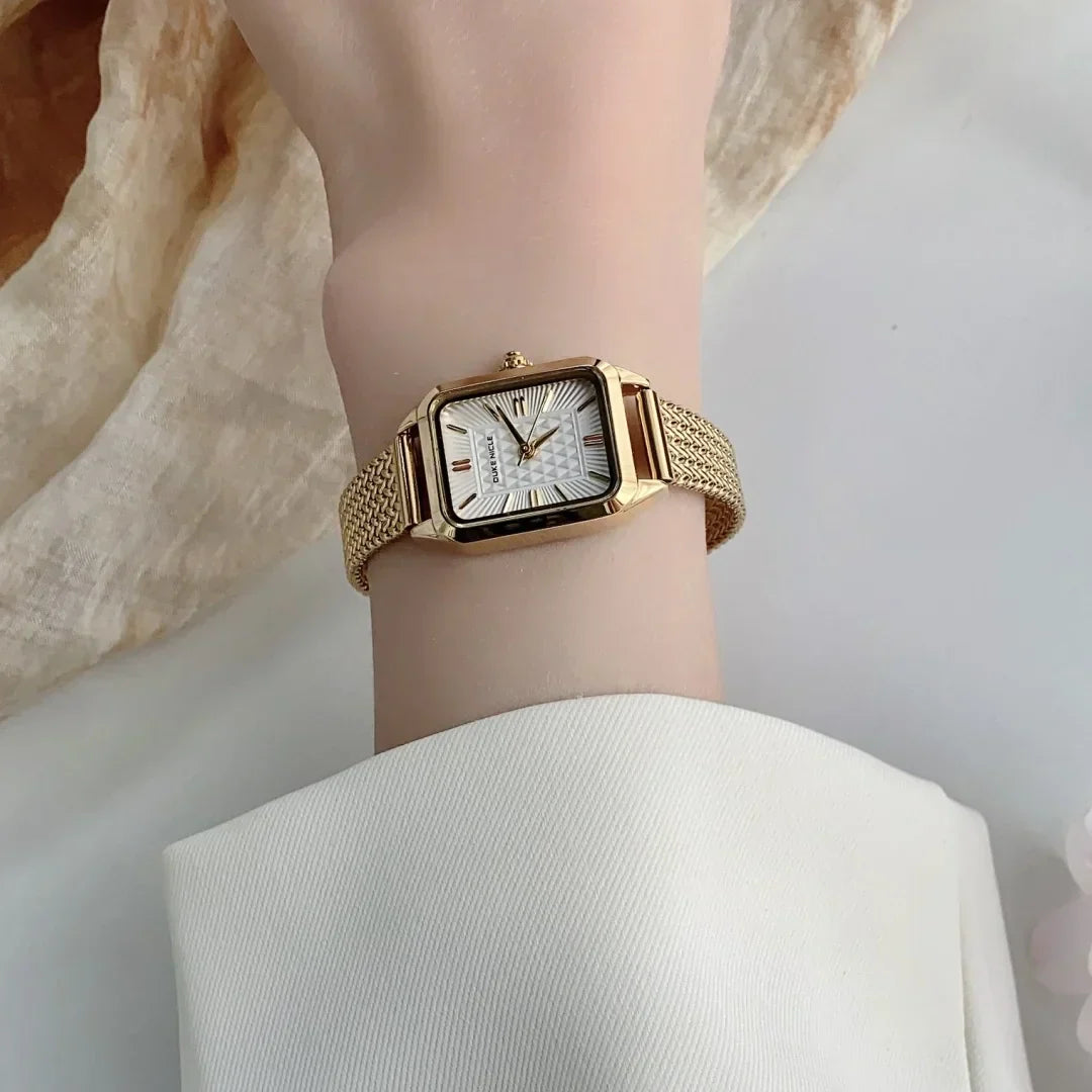 Simple Quartz Waterproof Wristwatch Ladies Wristwatch Elegant Gold Watch Stainless Steel Women's Watches Relogio Feminino