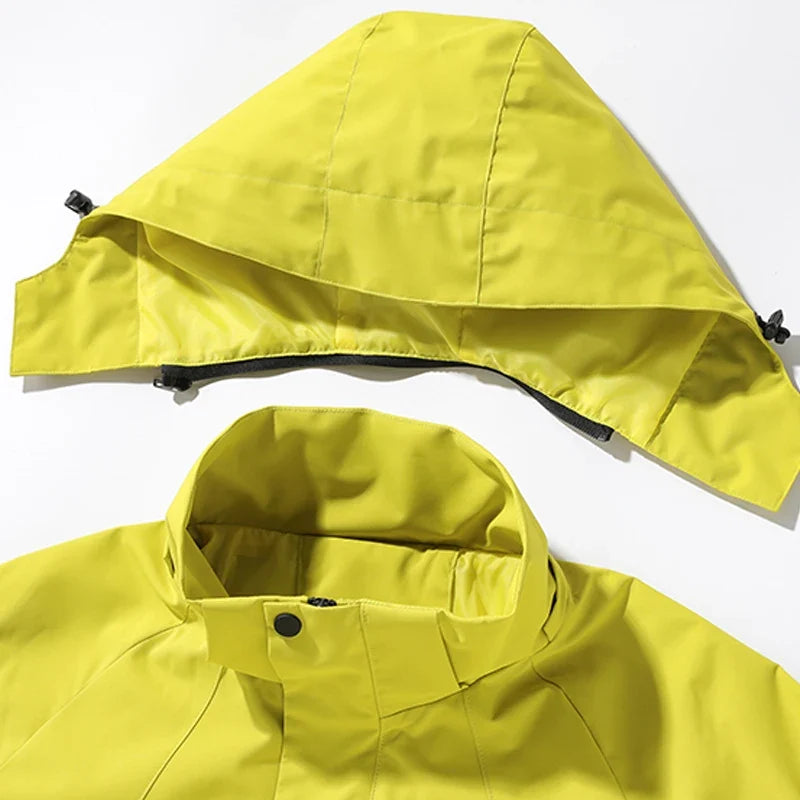 Women's Men's Waterproof Jacket Climbing Hiking Camping Trekking Windbreaker Unisex Outdoor Windproof Rain Coat Antifouling