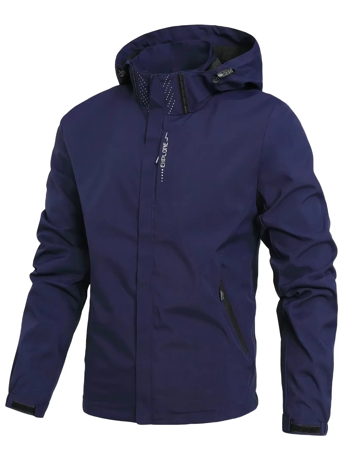 Chubasquero impermeable para exteriores para hombre, abrigo ligero para ciclismo con capucha, ropa de calle, chaqueta a prueba d