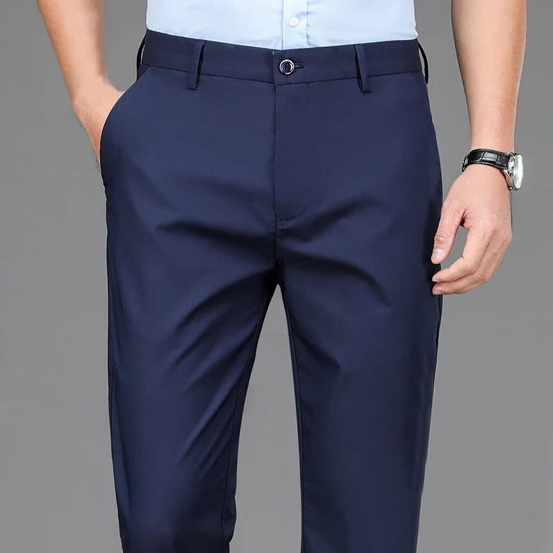 Male Smart Casual Pants Stretchy Sports Men's Fast Dry Trousersy Work Pants