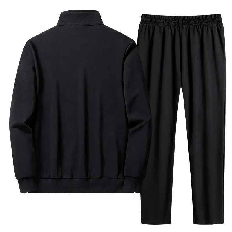 Men's Tracksuit Suit New Arrive Tracksuit Mens Casual Solid Solor Sweatpant Set Unisex Jogging Suit MEN Plus Size 6XL 7XL 8XL