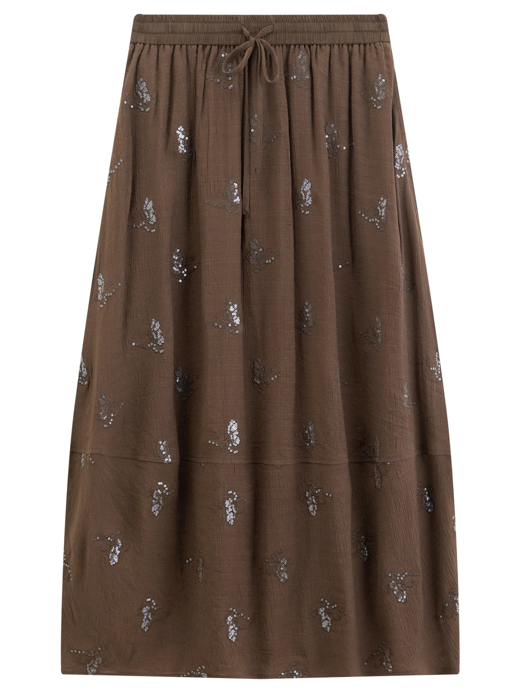 Fashionable Embroidered Sleeveless Top and Tulip Skirt Elastic Waist Retro Women 2026 Summer New Arrival Set