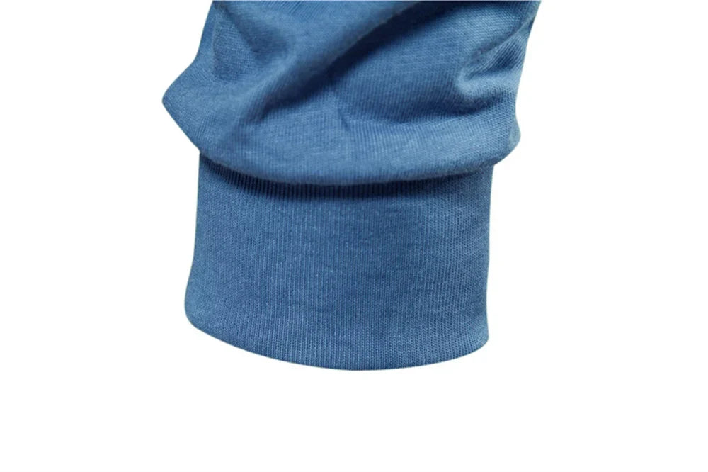 Solid Color Cotton T Shirt Men Casual O-neck Long Sleeved Mens Tshirts Spring Autumn High Quality Basic T-shirt Male