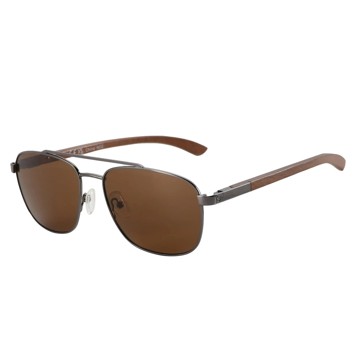 2026 Trend Wood Polarized Sunglasses for Men UV Protection Fishing Driving Golf Pilot Shade Sun Glasses