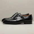 Men's Monk Strap Formal Leather Slip-On Oxfords Designer Party Wedding Dress Shoes
