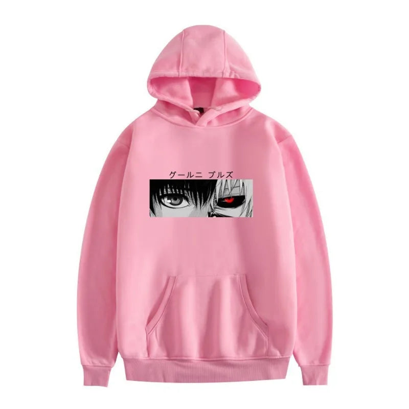 New Tokyo Ghoul Quadratic Element Japaneses Comics Hoodie New Tracksuit Men Women Fashion Autumn Winter Fleece Sweatshirt Loose