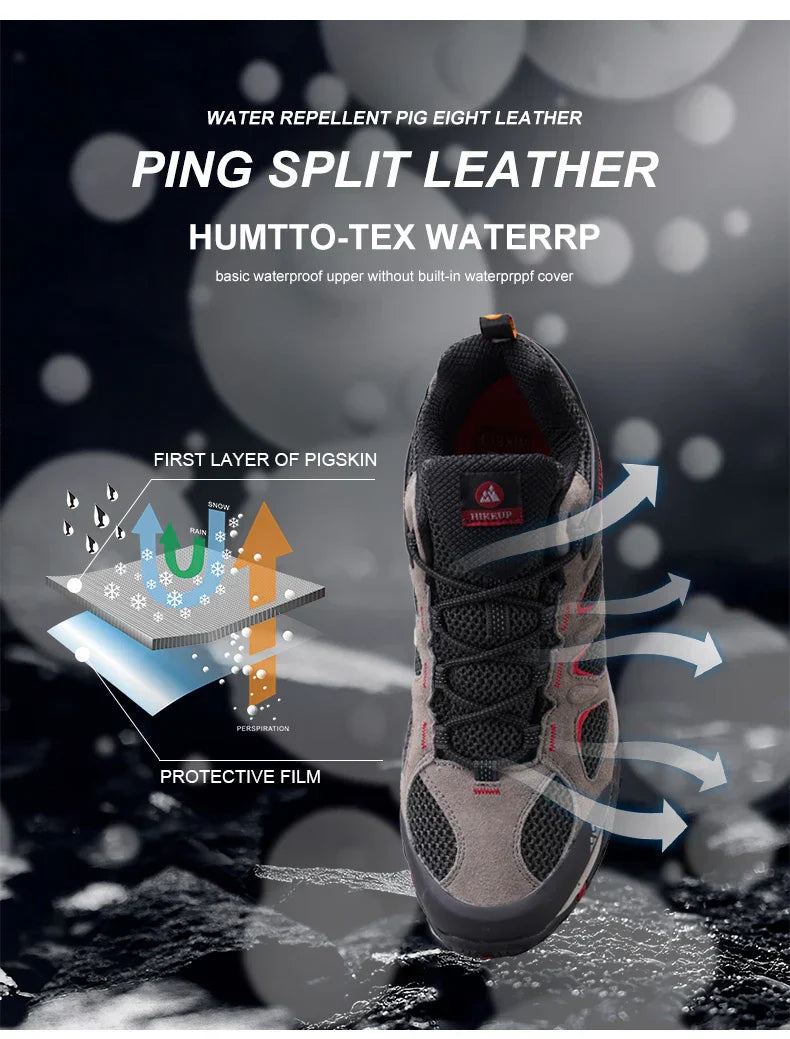 Men Shoes Breathable Splashproof Outdoor Hiking Shoes Mountain Climbing Sport Men Hunting Trekking Sneaker