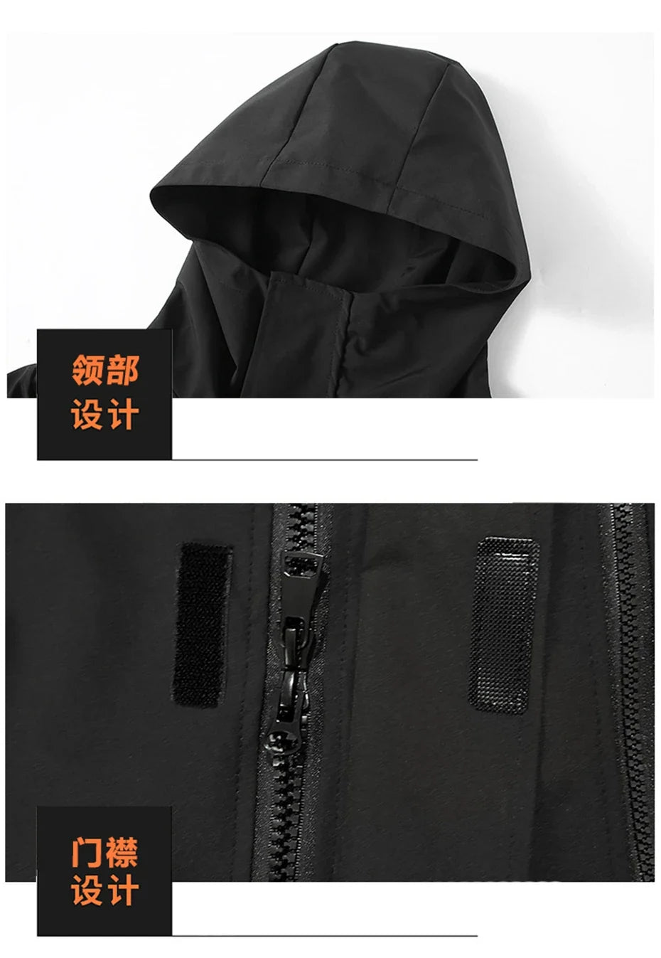 10XL 12XL Plus Size Windbreaker Men Waterproof Jacket Solid Color Black Windbreaker Coats Male Big Size Outdoor Outerwear