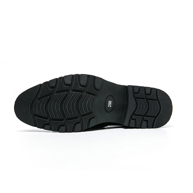 2026 Man Split Leather Shoes Rubber Sole Man Business Office Male Dress Lether Shoes Genuine Leather Wedding Party Shoes Plus 46