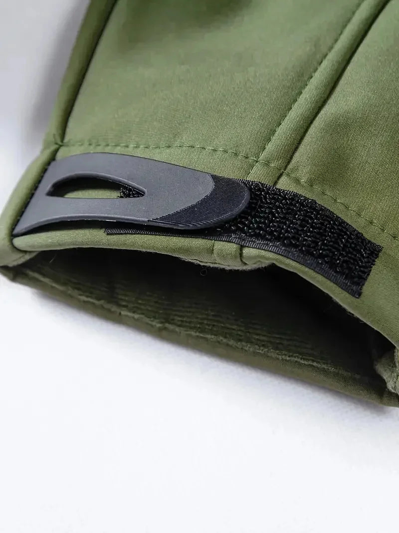 Autumn WinterTactical Jackets Men Cargo Military SoftShell Waterproof Windproof Hooded Jackets Outdoor Functional Multi-pockets