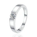 4mm D Color Moissanite Ring for Couple Women Men 925 Sterling Silver Lab Diamond Engagement Wedding Rings Jewelry Bands