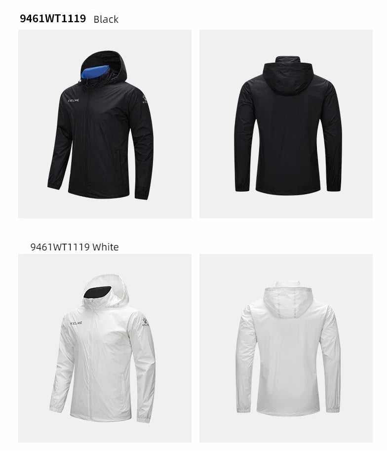 Sports Windbreaker Men's Summer Windproof Football Waterproof Running Outdoor Training Jacket Punch
