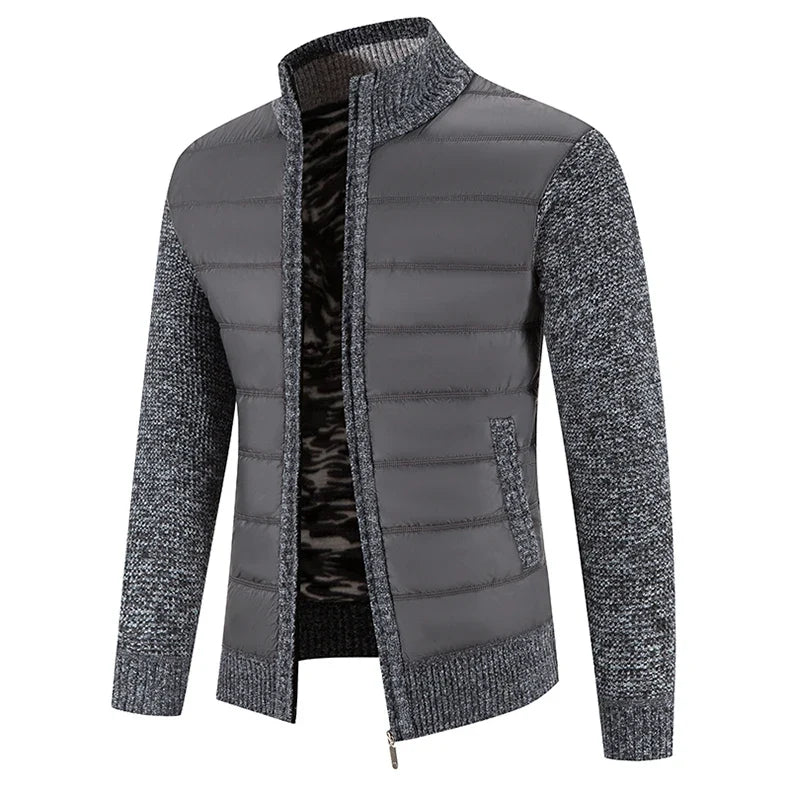 Men's Autumn Winter Sweater Baseball Coat Knit Jacket Korean Jumpers Male Windbreaker Fashion Pullovers Business Casual Knitwear