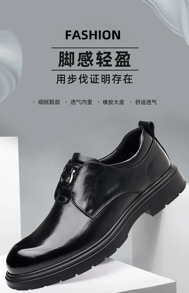 Business Men Shoes Patent Leather Man Brogues Shoes Fo Man Dress Shoe Loafers Pointed Toe Male Moccasins Plus Size Shoes for Men