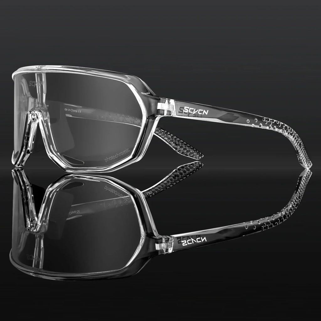 Photochromic Cycling Sunglasses Cycling Glasses UV400 Bicycle Eyewear Sports MTB Outdoor Bike Goggles Sunglasses Eyepieces