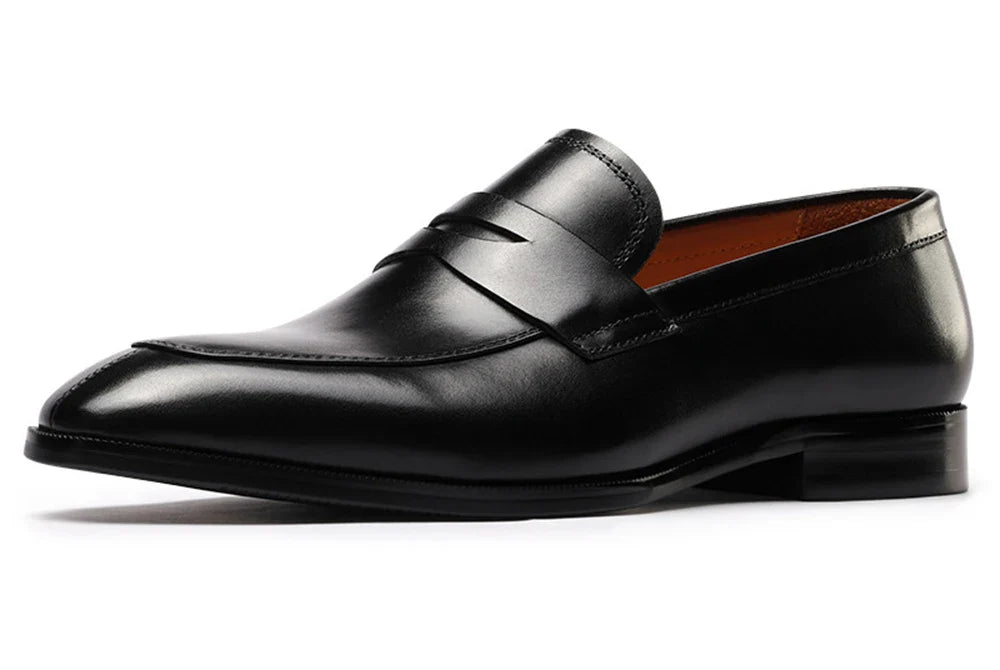 Men Loafer Casual Shoes Calf Leather Waterproofing Materials High Quality Wholesalers Online Formal Dress Slip-on Shoes