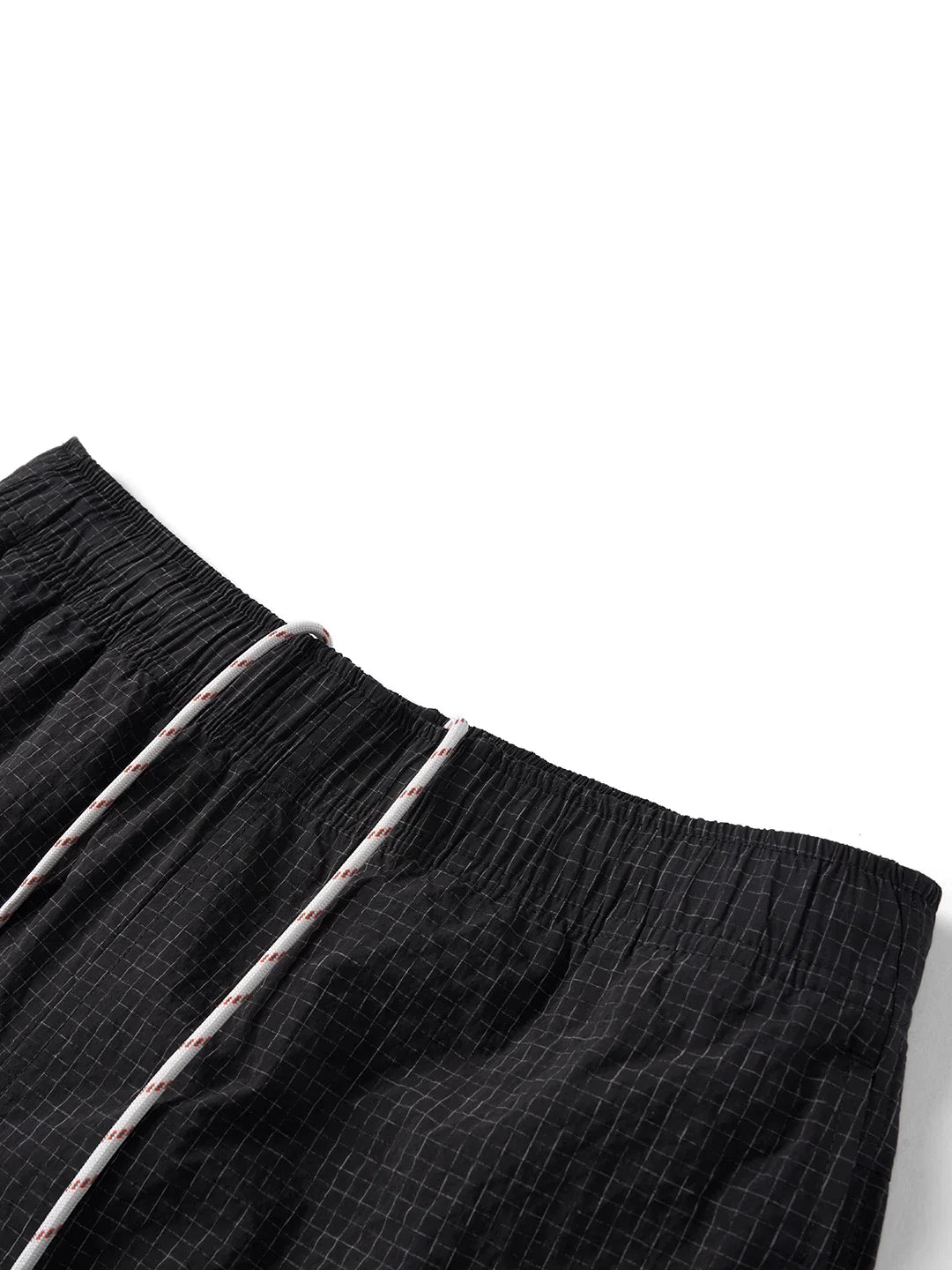 2026 Summer New Lightweight 100gsm Fabric Shorts Men Drawstring Elastic Waist Oversize Casual Outdoor Beach Shorts