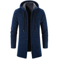 Autumn And Winter Cashmere Men's Cardigan Chenille Outer Sweater Coat Windbreaker Solid Color Fashion Clothing