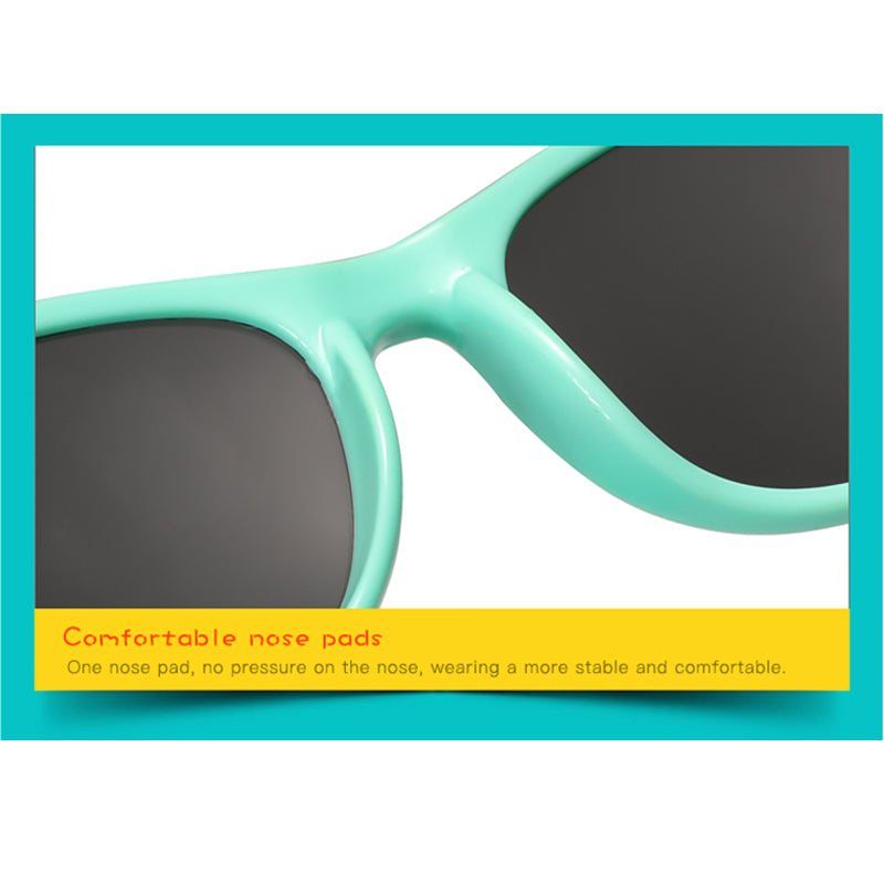 Kids Polarized Sunglasses TR90 Boys Girls Sun Glasses Silicone Safety Glasses Gift for Children Baby UV400 Eyewear