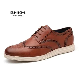 Male Sneakers Autumn/Winter traf Leather Men Casual Shoes Business Work Office Lace-up Dress shoes For Men Size47