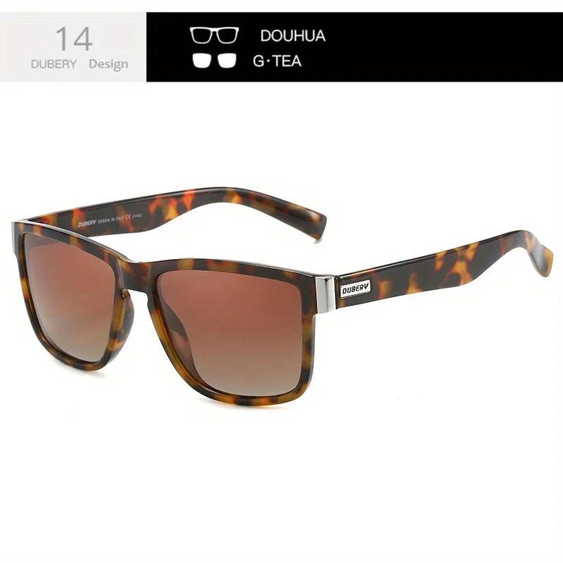 DUBERY Polarized UV400 Protection Sunglasses For Men And Women 15 Colors Model 518