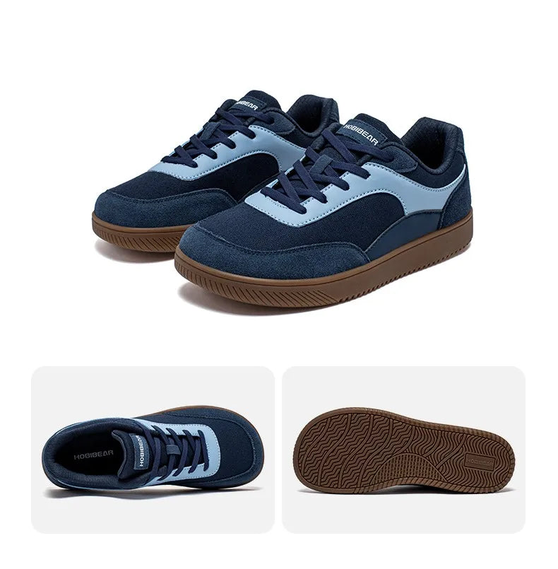 Unisex Wide Toe Sneakers Women Men Minimalist Non Slip Shoes Lace Up Mesh Casual Sneaker