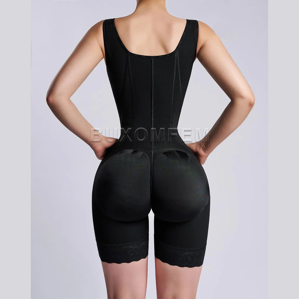 Women's Open Chest Girdles Fajas Colombianas High Waist Trainer Body Shapewear Slimming Post Surgery Elastic Abdomen Bodysuits