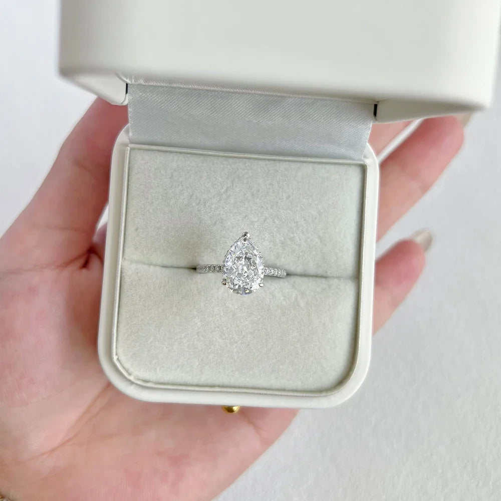 18K Gold Plated 925 Sterling Silver Crushed Ice Cut Lab Sapphire Gemstone Wedding Party Fine Jewelry Rings Wholesale