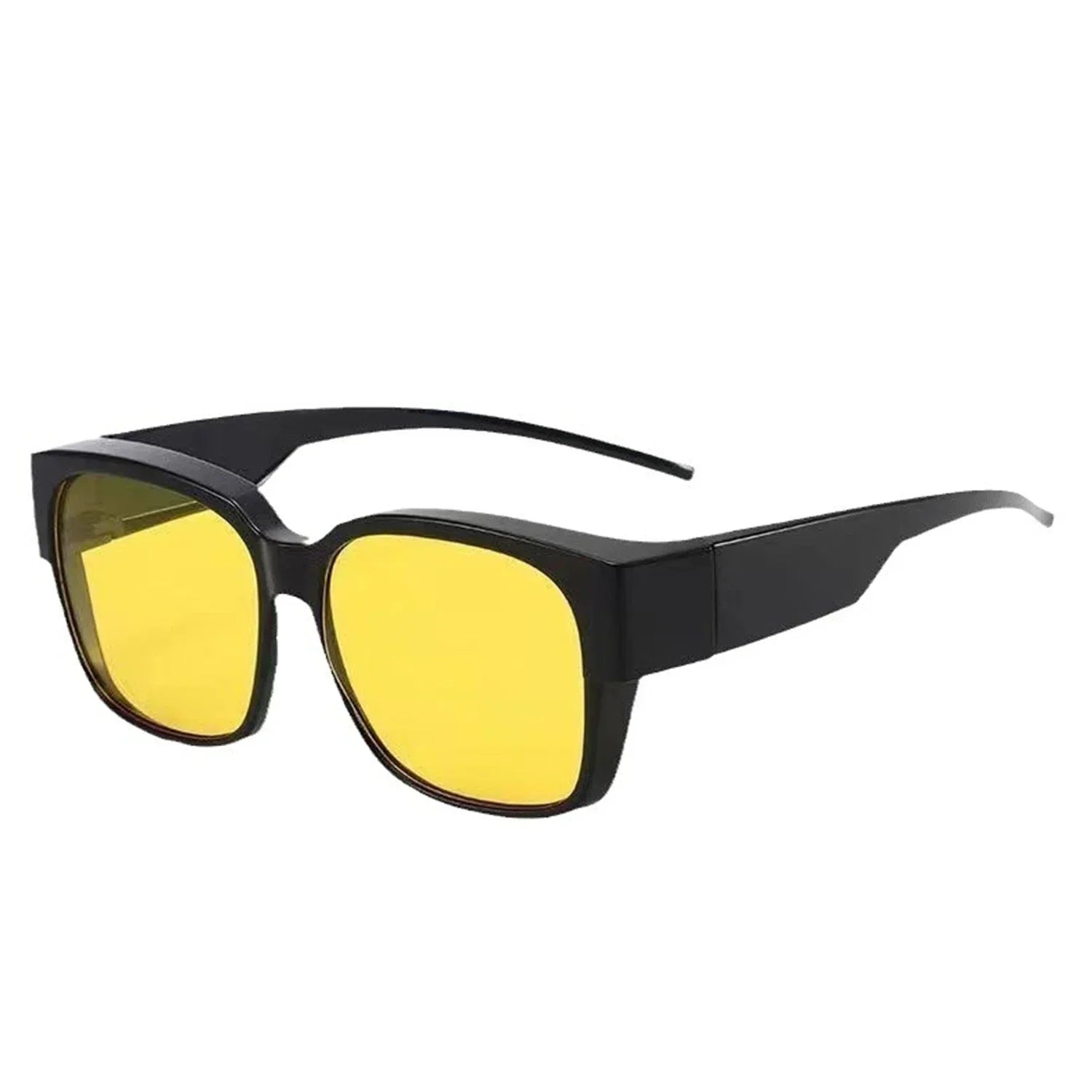 For Driving Riding That Can Be Worn over Other Glasses Wrap Around Square Shades Fit Over Glasses Sunglasses Polarized