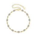 GRA Certified Full Moissanite Diamond Bracelet for Women 925 Sterling Silver Bracelets Chain Wedding Fine Jewelry Gifts