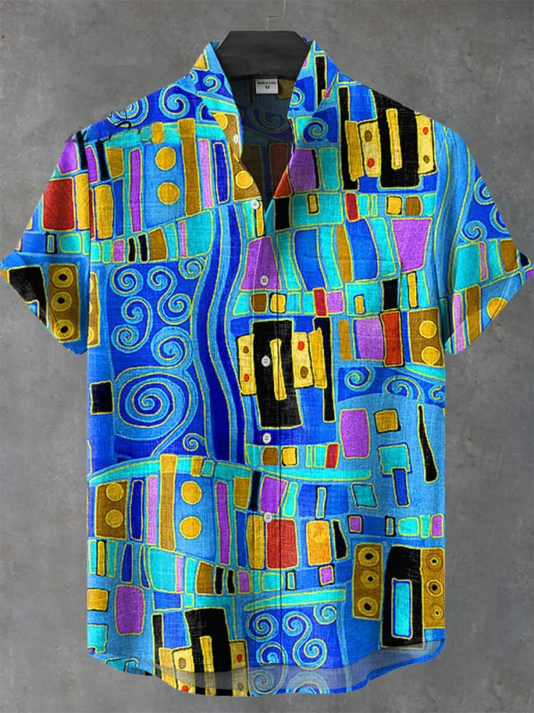 Men's Irregular Pattern Printed Casual Street Wear