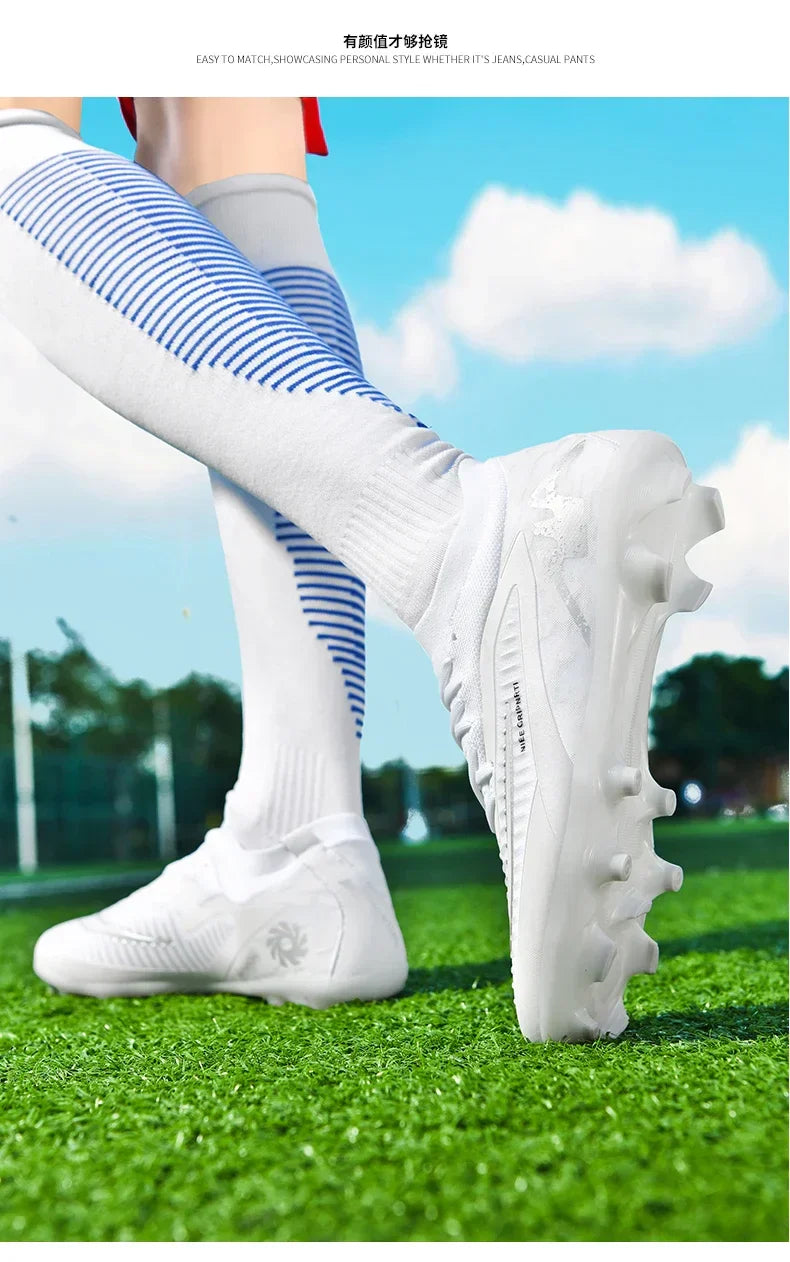 New Men Professional Soccer Shoes Unisex Ultralight Football Boots Training Wholesale Breathable Indoor Futsal Drop Shipping